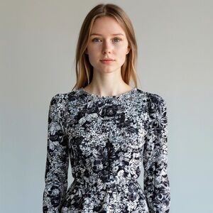 Topshop Sweet but Not-So-Demure Floral  Blouse